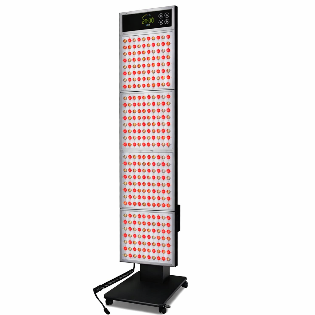 THEIA Infrared Red Light Sauna Panel – Standing Indoor LED Light Sauna, 660nm & 850nm, 1600W, Full Body Use