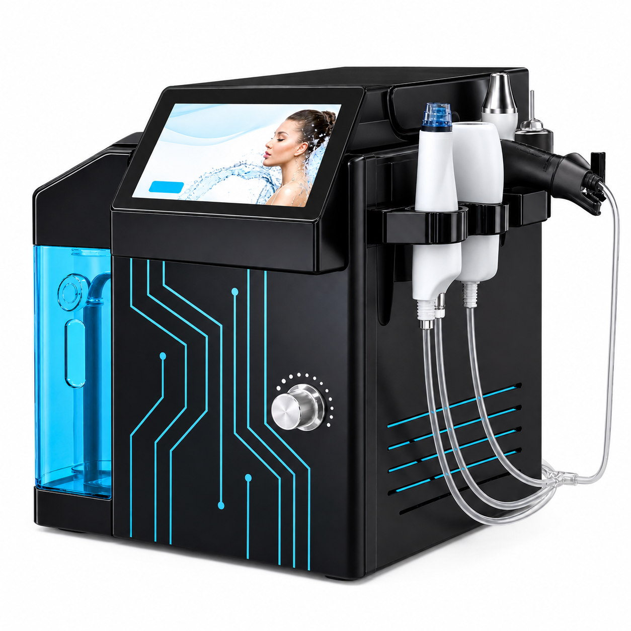 4-in-1 Hydro Dermabrasion Facial Machine with Oxygen Spray & LED Mask