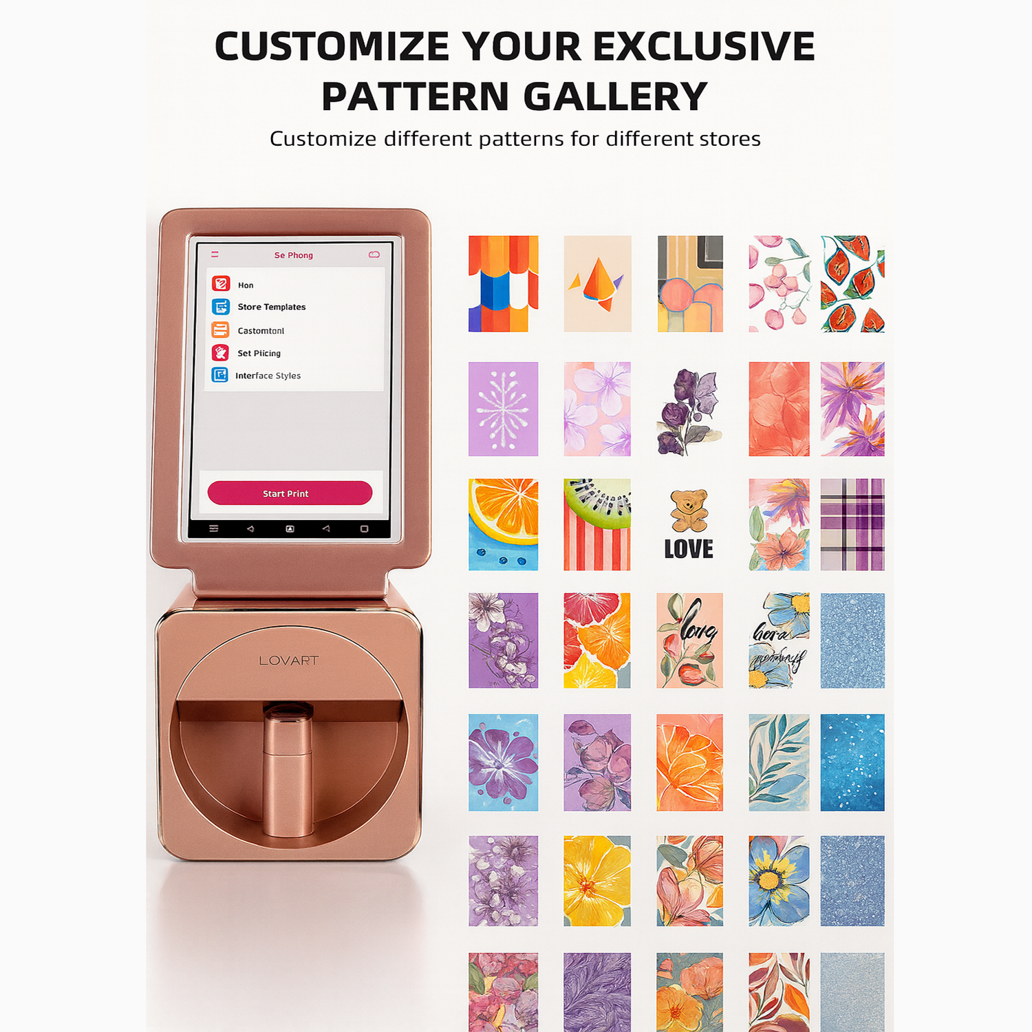 Nails X11 Plus Professional Nail Printer – Digital Nail Art Machine with 10.1" Touch Screen