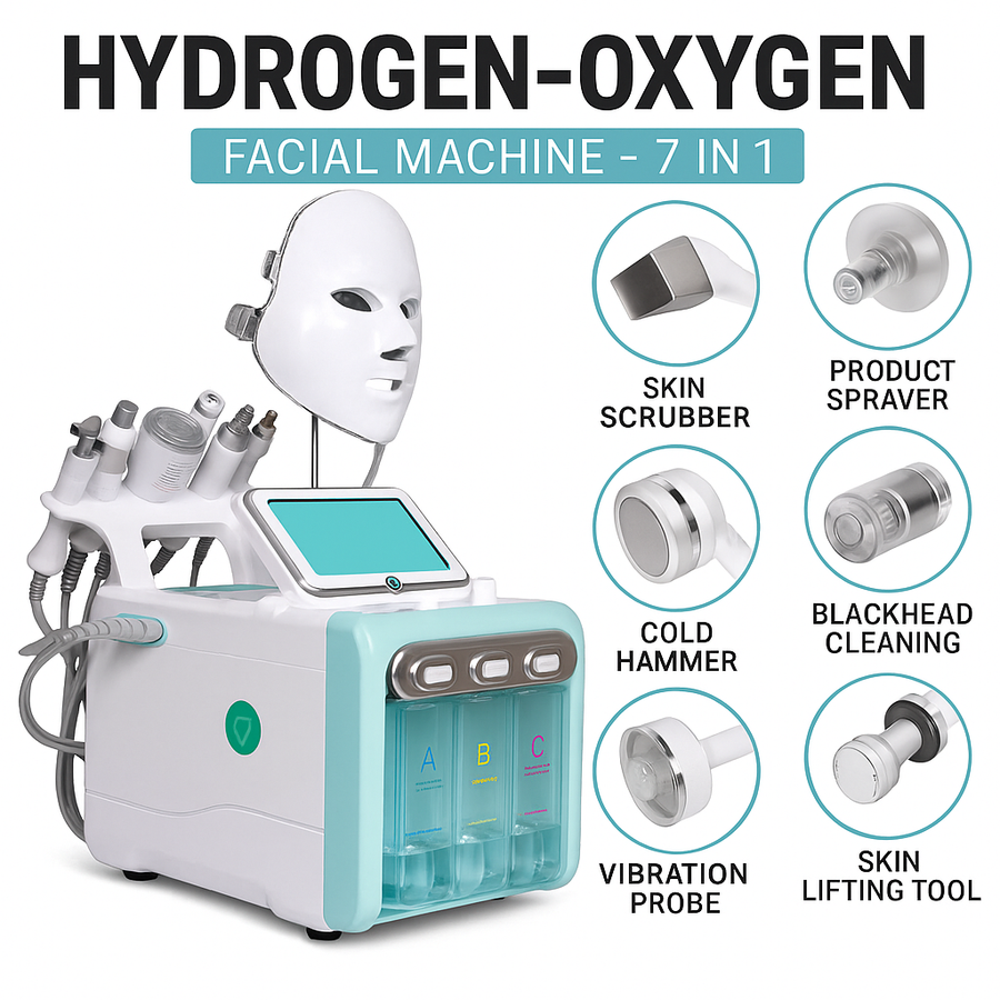 Theia 7 in 1 Hydro Dermabrasion Hydrogen Oxygen Facial Machine