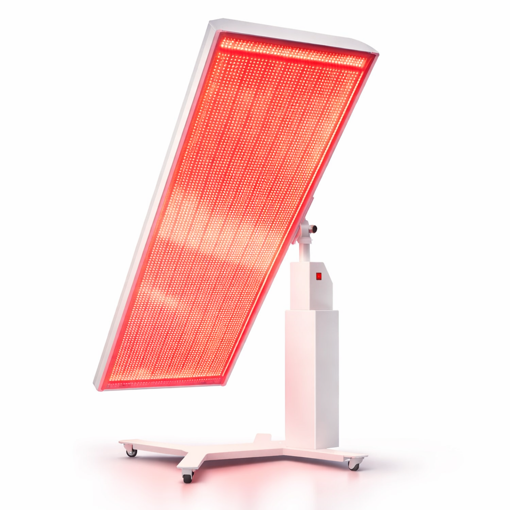 R4 Professional Full Body LED Red Light Therapy Panel – 14,200 LEDs, 5 Wavelengths (633–940nm), Electric Adjustable Stand