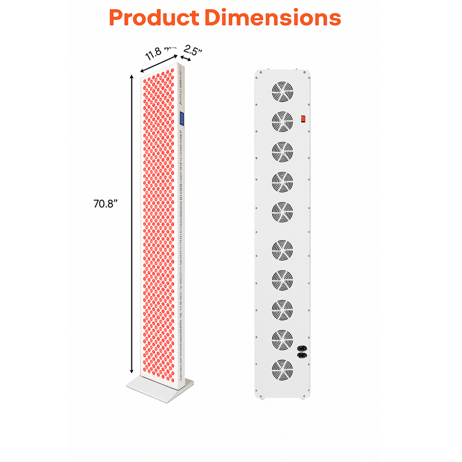 Pro Vital XL – Longest High-Intensity Infrared & Red Light Panel for Total Body