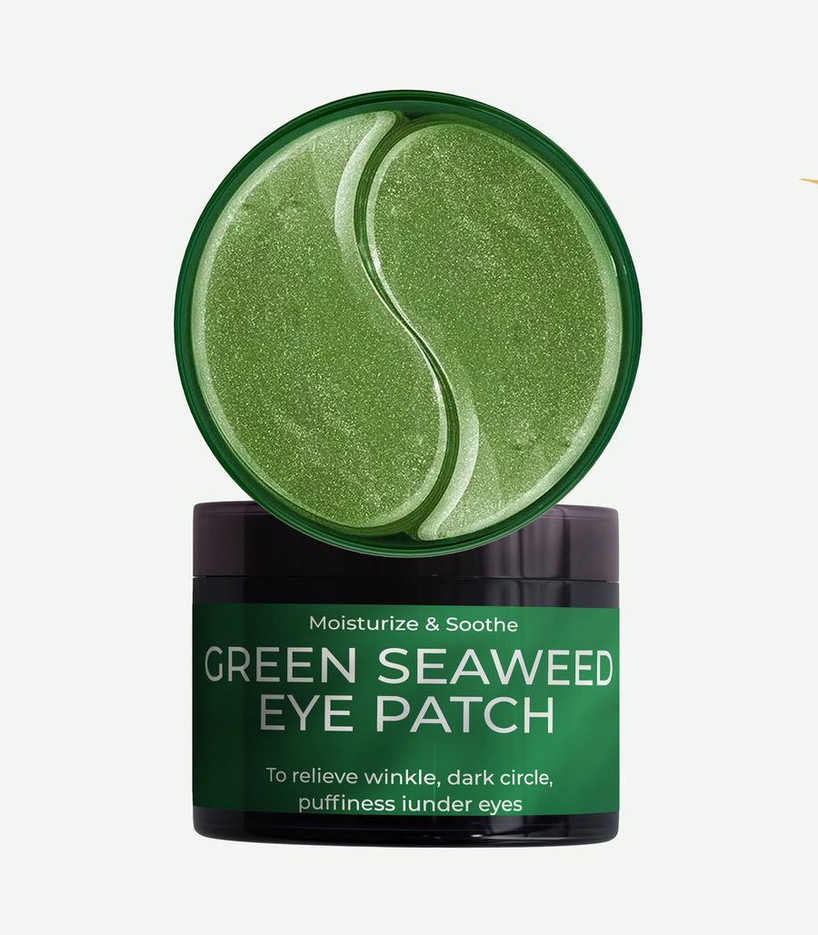 5 Boxes Deep Sea Collagen Eye Mask Green Algae Eye Patches for Dark Circle Hydrating Eye Pad Anti-Wrinkles Nourishing (1 Boxes 60pcs)