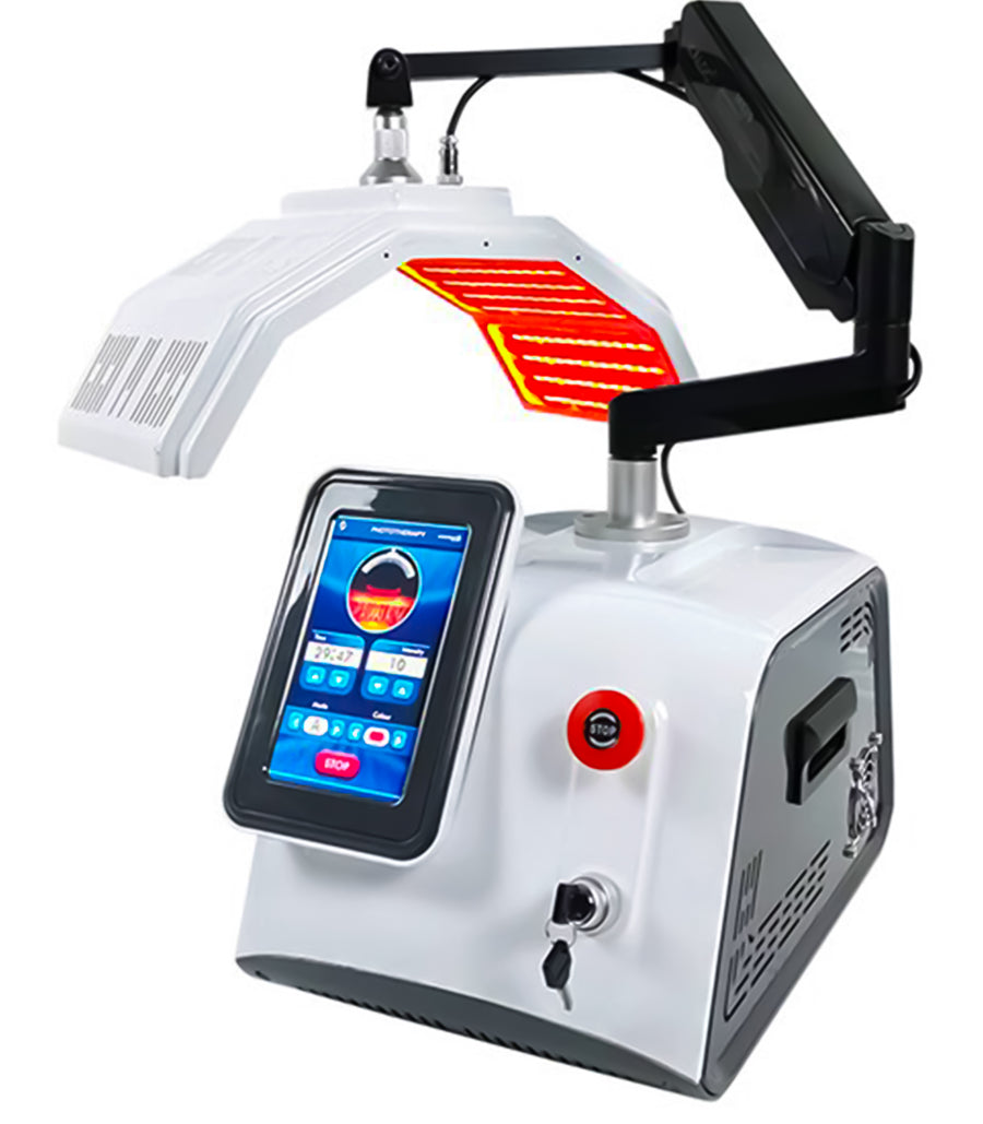 Photodynamic 7 Colors With High Power Piranha LEDS PDT Machine 5 Handles Light Therapy Facial Care