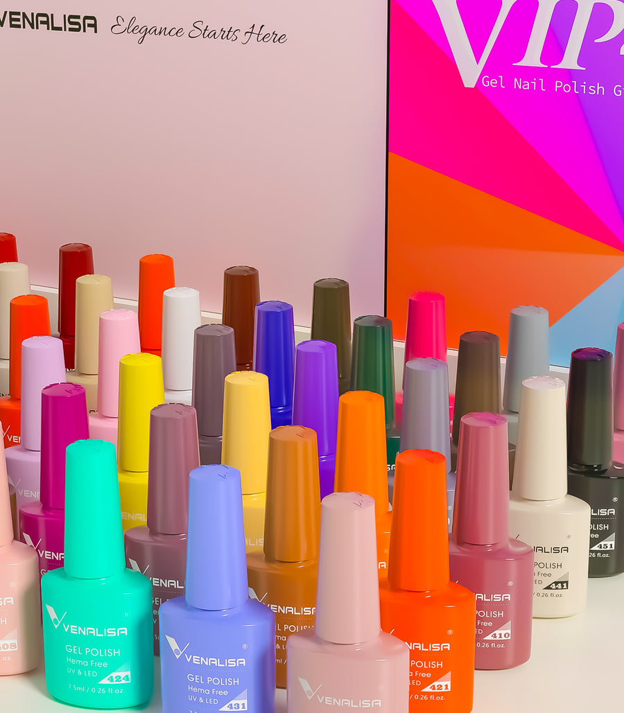 New 60 Fashion Summer Color Gel Polish Kit Vip4 Hema Free Enamel Vernish For Nail Art