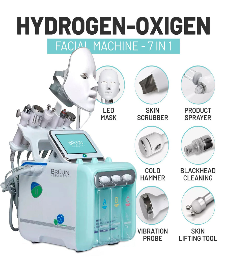 Theia 7 in 1 Hydro Dermabrasion Hydrogen Oxygen Facial Machine