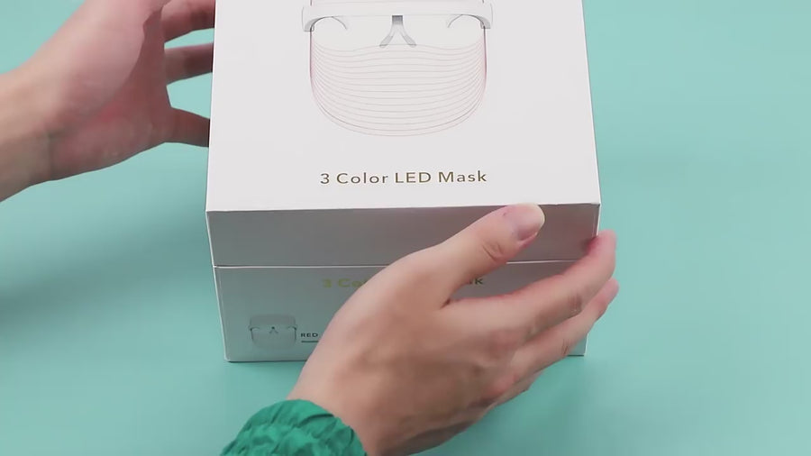 3 Color LED Shield Light Therapy Mask