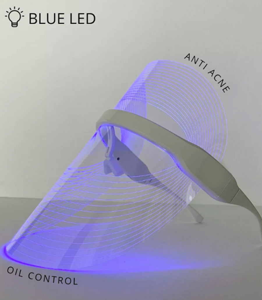 3 Color LED Shield Light Therapy Mask